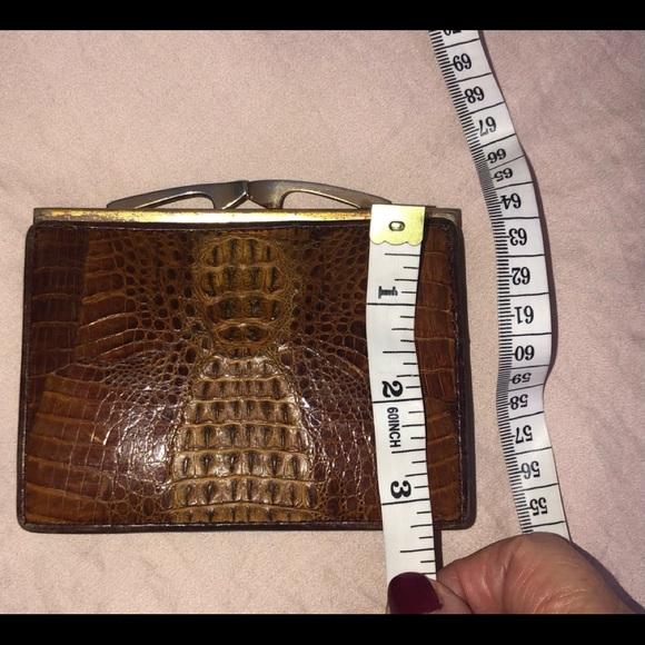 Vintage genuine Crocodile skin wallet. - Picture 7 of 7